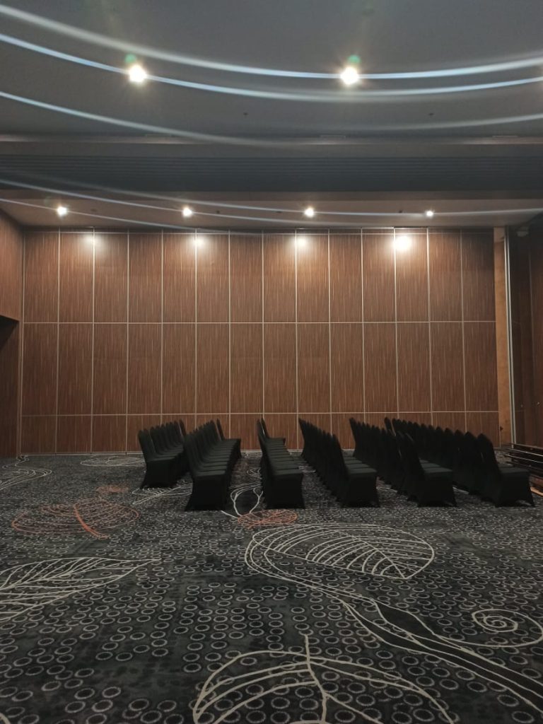 Partisi Ballroom Aston Kahuripan Sidoarjo, Partisi Ballroom, partisi movable wall, Pireki Asia
