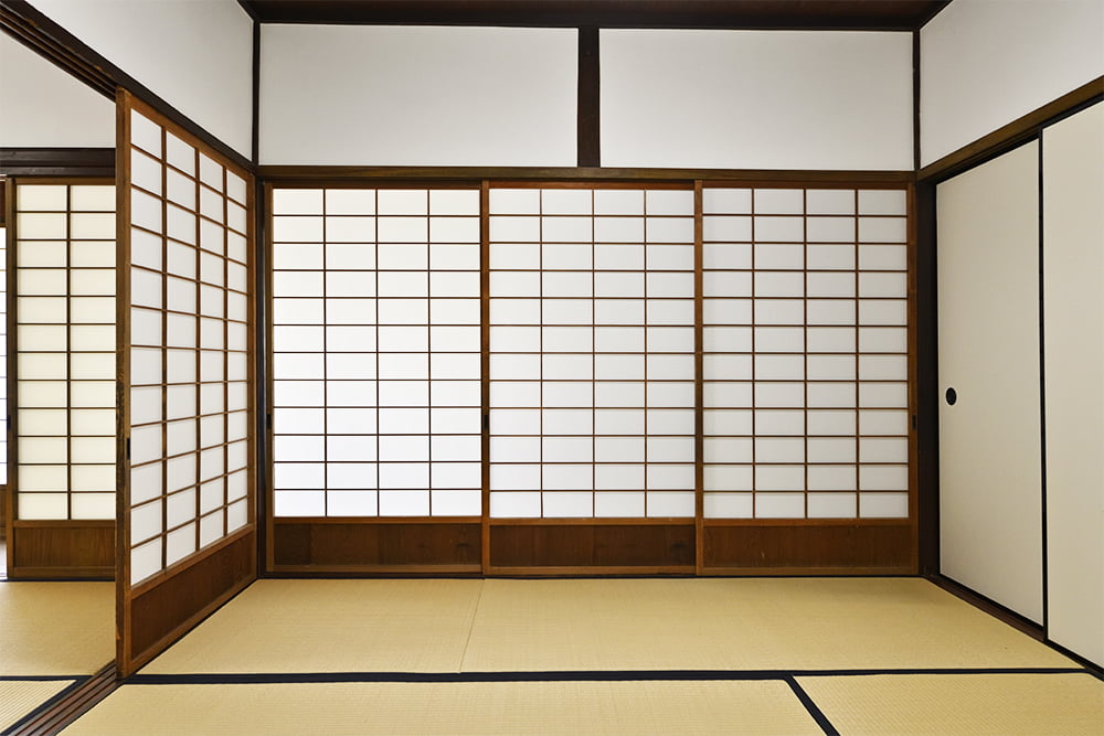 Partisi Shoji khas tradisional jepang